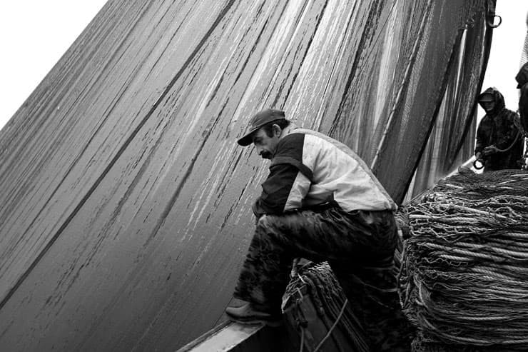 Ağların Ardındaki Balıkçılar Fotoğrafları
