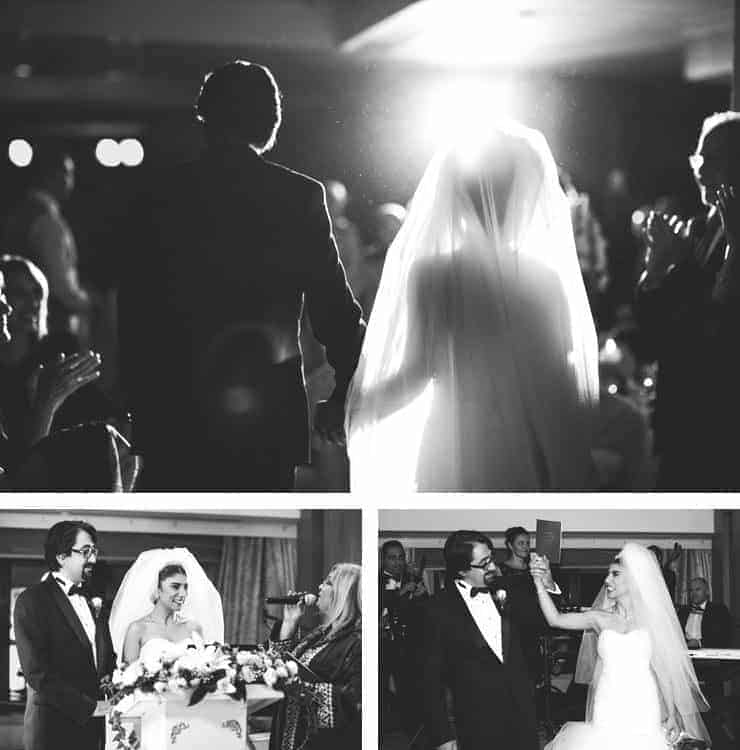 İzmir Mövenpick Hotel Düğün Fotoğrafları - Salona giriş ve nikah Düğün Fotoğrafı - nikah töreni