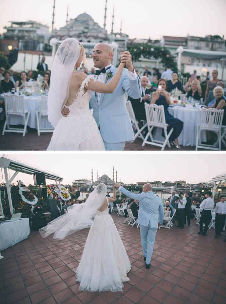 istanbul ilk dans dügün fotografları wedding ceremony first dance