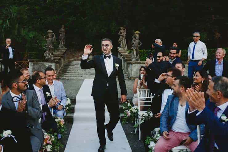 Como Lake Villa Pizzo Wedding Photos - Ceremony