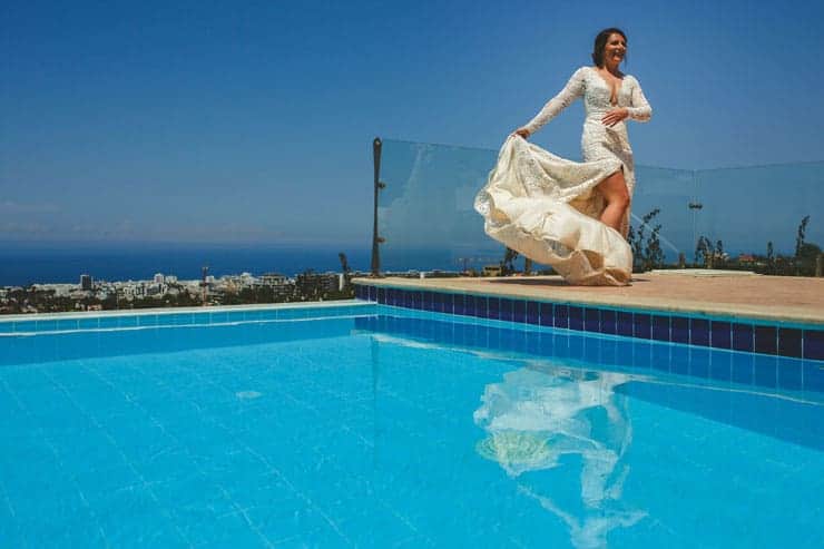 North Cyprus Kyrenia Wedding Photos - Bride portrait
