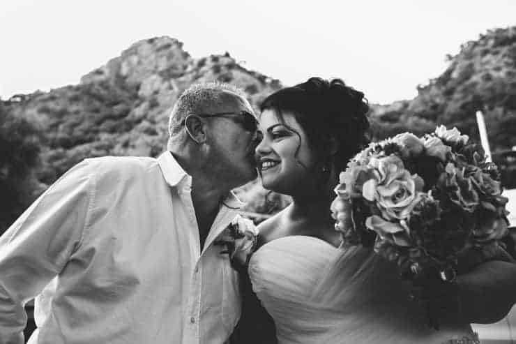 Oludeniz Billys Beach Wedding Photos - mother and bestman