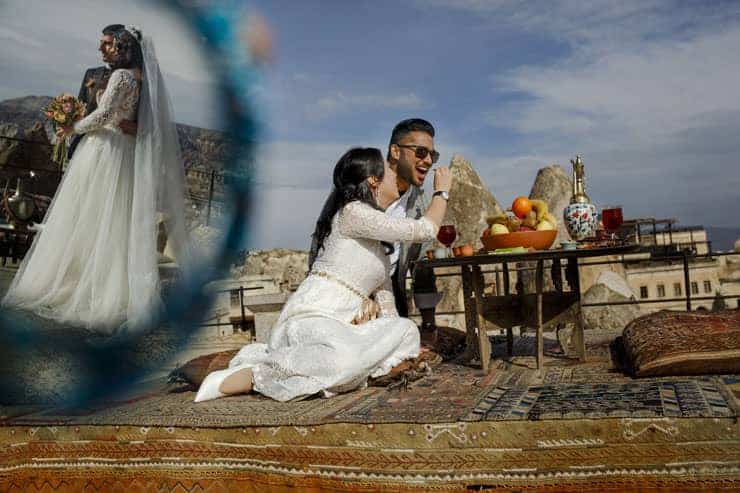 Pre-wedding shooting at Sultan Cave Hotel 