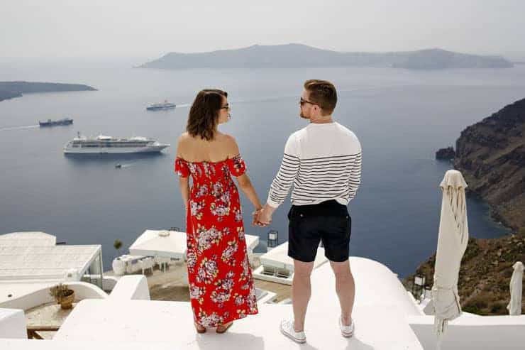 Santorini Engagement Shooting - Fira