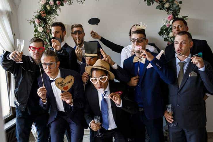 Villa Orselina Locarno Wedding - Group Shooting