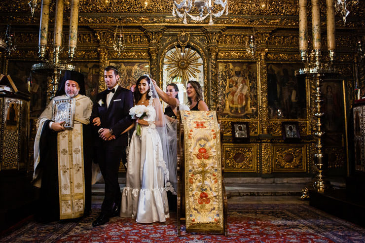 Wedding Ceremony Photos in Patriarchate Church Istanbul