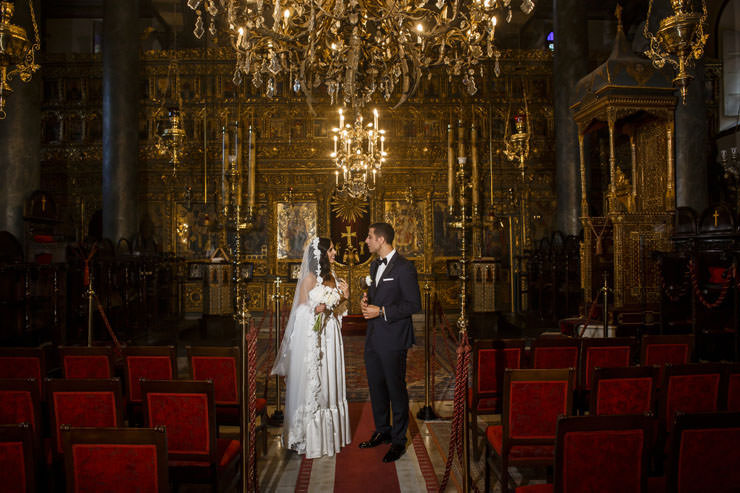 Wedding Ceremony Photos in Patriarchate Church Istanbul