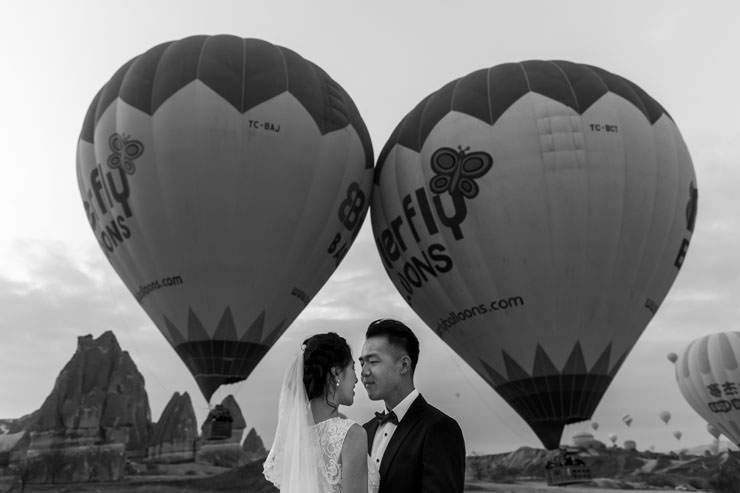 Bridal Poses in Cappadocia