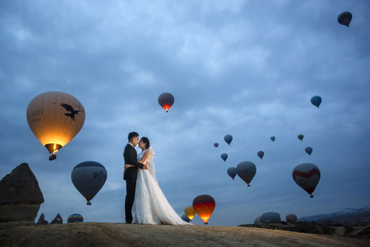 Bridal Poses in Cappadocia