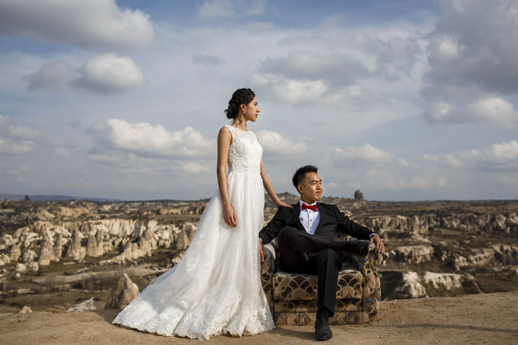 Bridal Poses in Cappadocia
