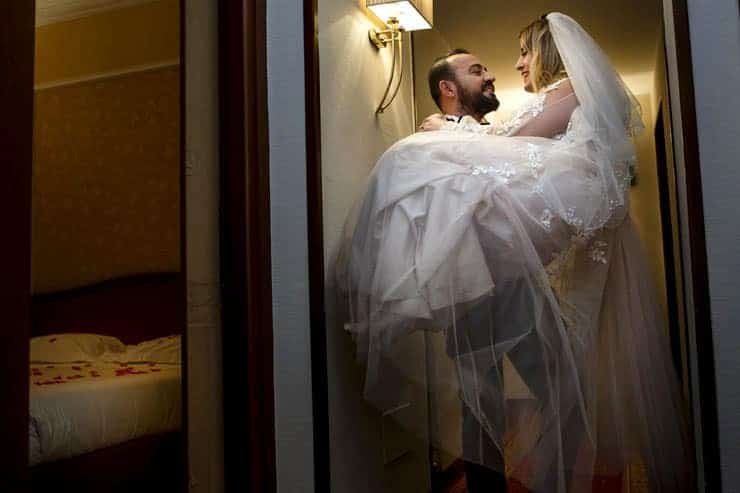 Elopement Wedding Photographer in Milan Turkish Couple