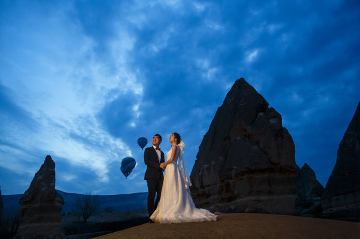 Kapadokya Gelin Damat Fotograflari