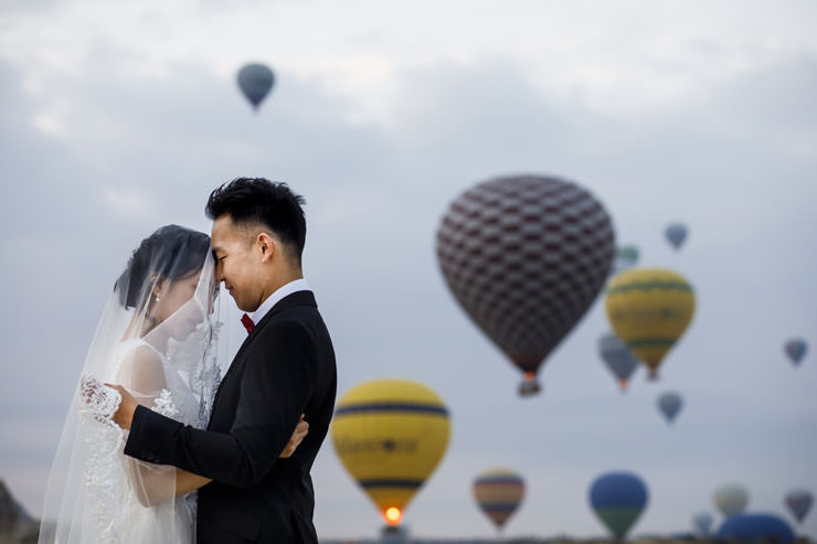 Kapadokya Gelin Damat Fotograflari
