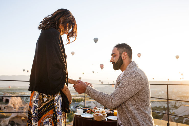 proposal pictures in cappadocia