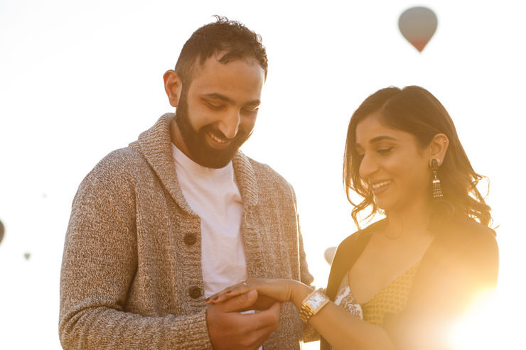proposal pictures in cappadocia