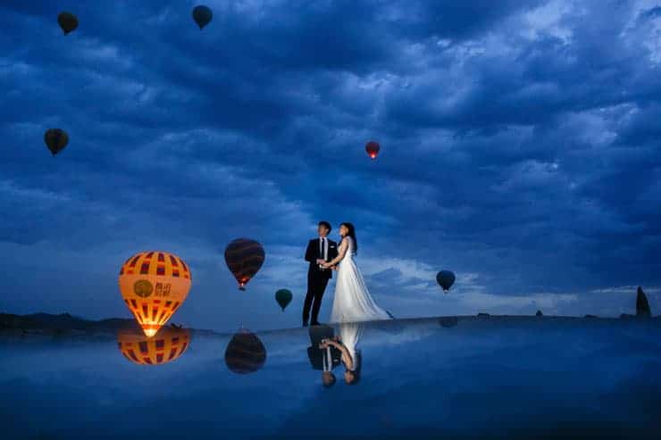 Kapadokya Ucan Balonlar ile Fotograf Cekimi