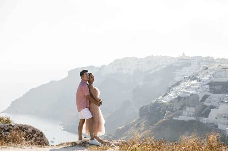 Santorini Pre Wedding Photo shoot greece