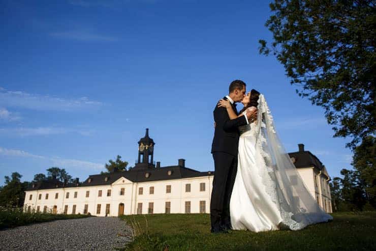 Stockholm Svartsjo Slott Wedding Photos Sweden