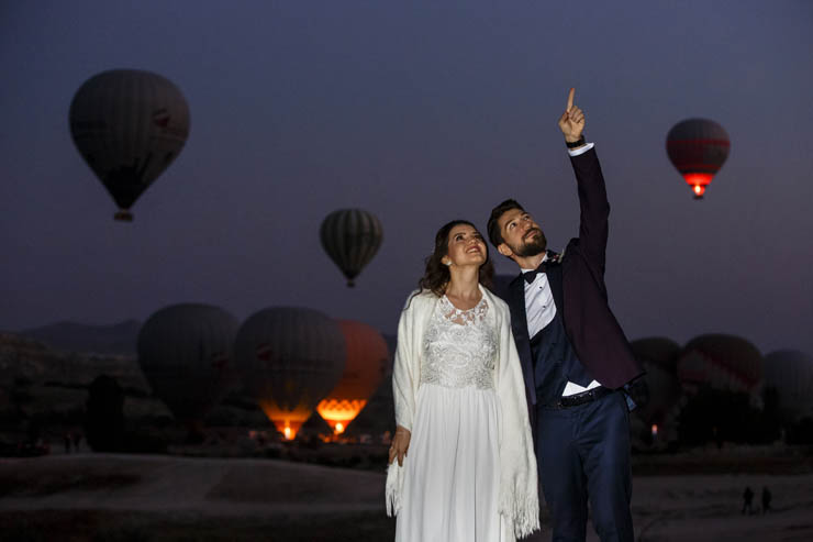 Uchisar Kaya Hotel Wedding Photos