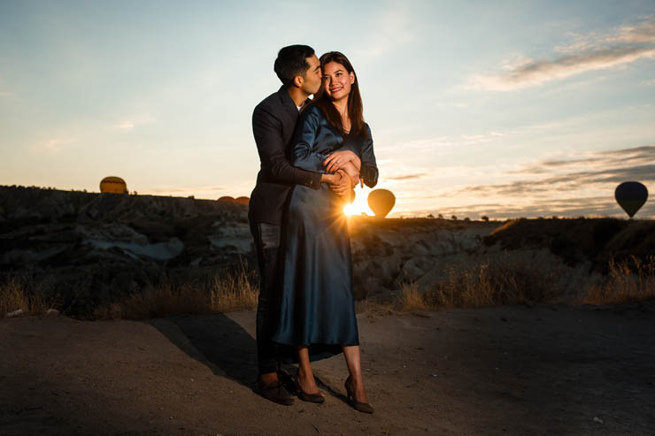 Cappadocia Proposal Photos With Balloons