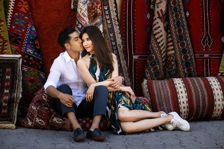 Cappadocia Proposal Photos With Balloons
