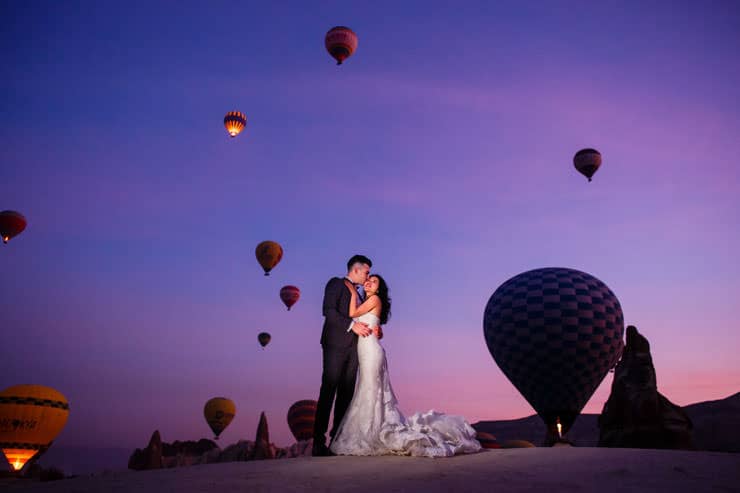 Kapadokya Balonlar ile Fotograf Cekimi