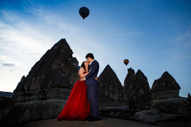 Kapadokya Balonlarla Cekilmis Fotograflar