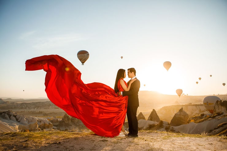 cappadocia flying dresses photos