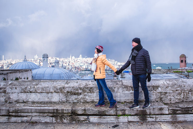 American Couple's Istanbul Vacation Photos