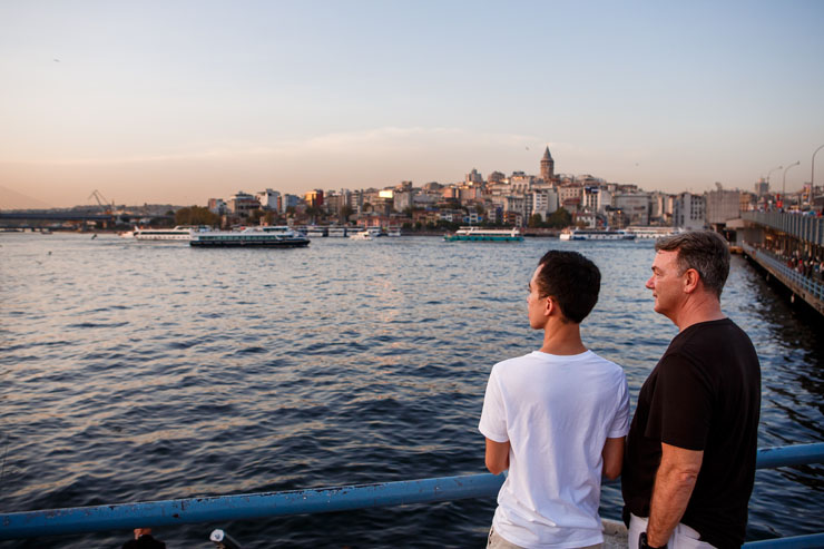 Istanbul LGBT couple vacation photos