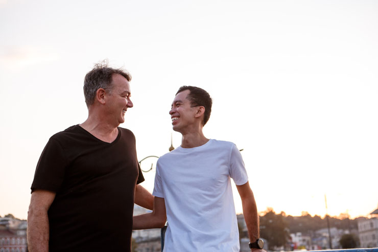 Istanbul LGBT couple vacation photos