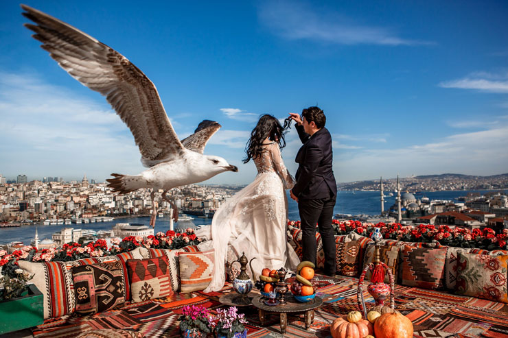 Istanbul'da Cift Fotografi