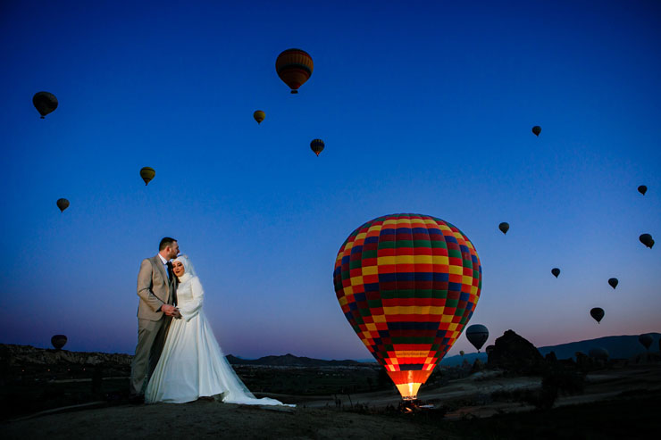 Kapadokya Düğün Sonrası Dış Çekim Fotoğrafları
