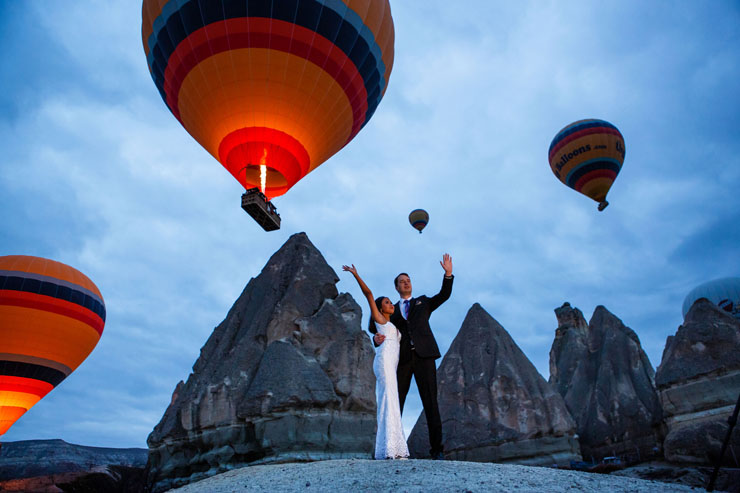 Kapadokya Yeni Evli Cift Fotograflari