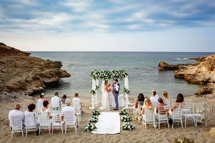 Cyprus Tatlisu Beach Wedding Photos