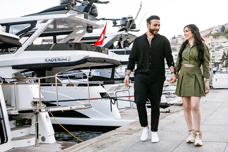 Bogazda Lazer ile Evlenme Teklifi