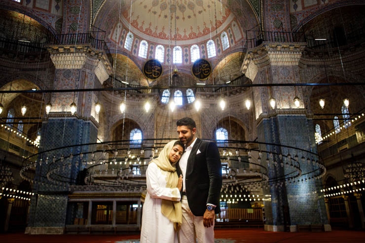 Nikah Marriage in Yeni Mosque Istanbul