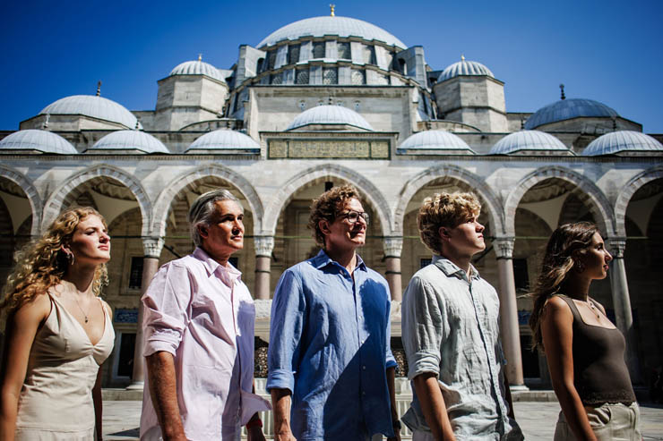 Fotograflar ile Harika bir Amerikali Aile