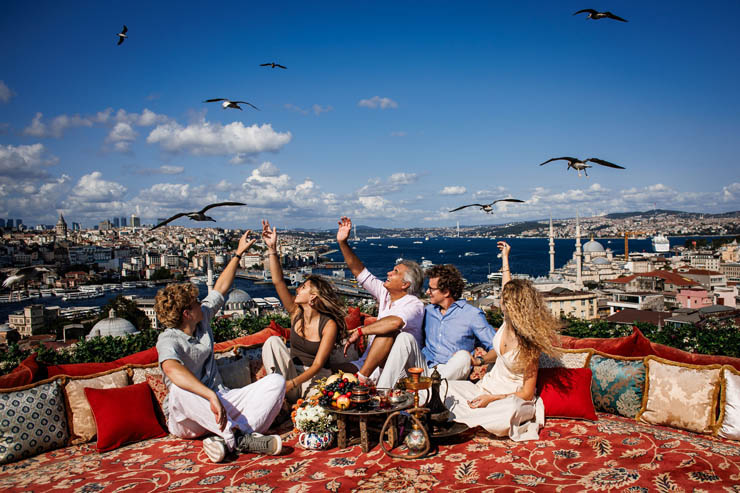Fotograflar ile Harika bir Amerikali Aile