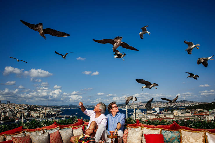 Fotograflar ile Harika bir Amerikali Aile