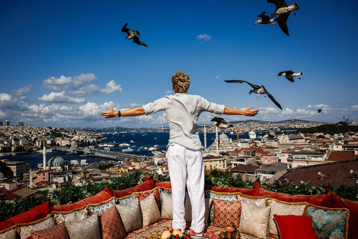 Fotograflar ile Harika bir Amerikali Aile