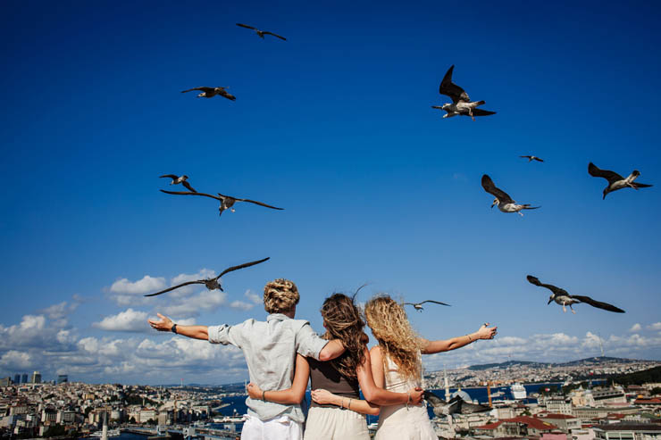 Fotograflar ile Harika bir Amerikali Aile