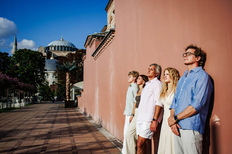 Fotograflar ile Harika bir Amerikali Aile