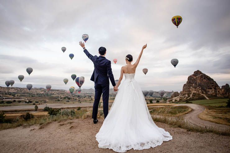Japanese Couple Pre-Wedding Shoot in Cappadocia
