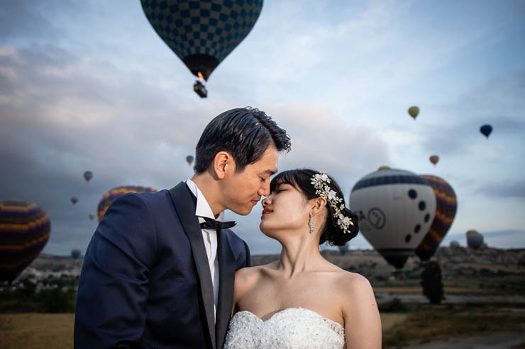 Kapadokya Japon Cift Dugun Oncesi Fotograf Cekimi