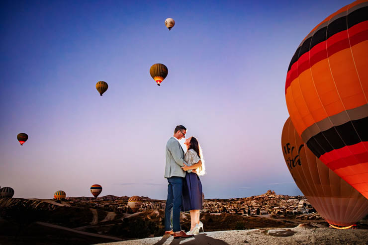 Romantic Cappadocia Photoshoot with Wild Horses