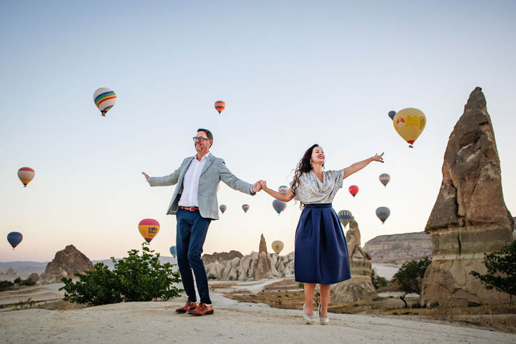 Romantic Cappadocia Photoshoot with Wild Horses