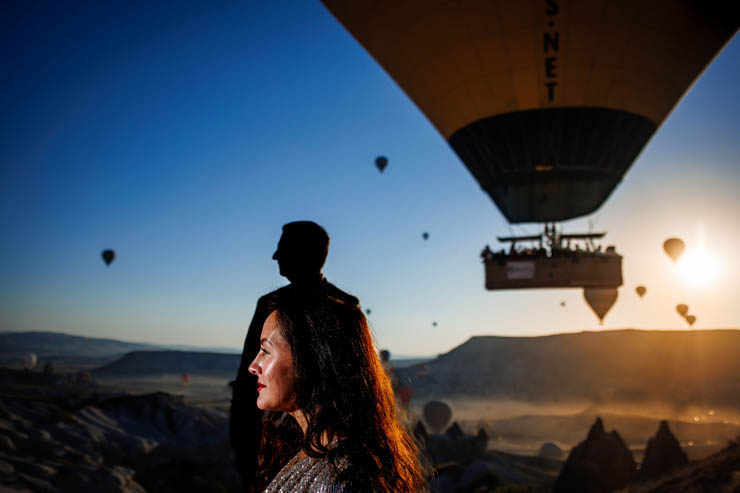 Romantic Cappadocia Photoshoot with Wild Horses