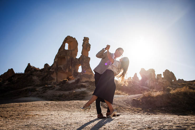 Romantic Cappadocia Photoshoot with Wild Horses