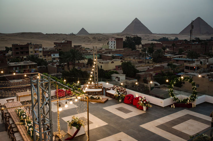 Nine Pyramids View Hotel Cairo Wedding Photos